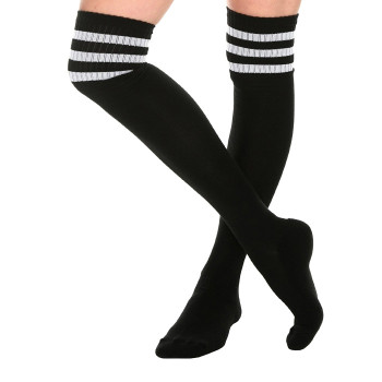 Knee High Blank White Inventory Of 100% Cotton Student White Socks