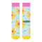 Womens Colorful Dress Crew Socks Flower Funky Patterned Casual Cotton Socks