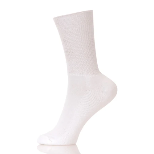 Women Diabetic Loom Knitting 100% Cotton Yarn Socks