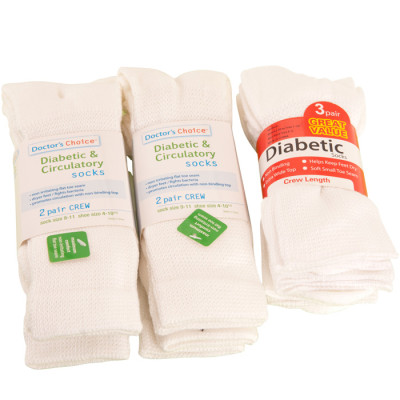 Women Diabetic Loom Knitting 100% Cotton Yarn Socks