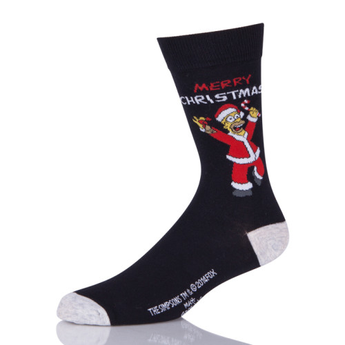 Funny Black Mens Christmas Socks