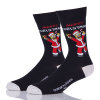 Funny Black Mens Christmas Socks
