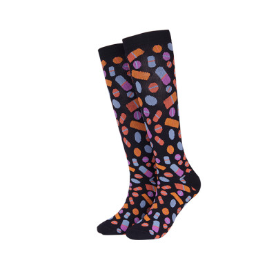 Wholesale Custom Logo Nylon Sports Running Compression Socks For Men