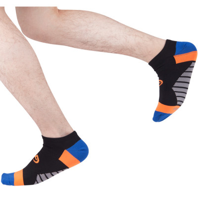 Seamless Black Running Socks Mens