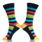 Stripes Long Colorful Men'S Socks Stock Sales