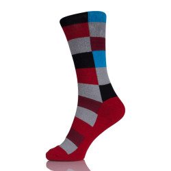 Loafer Patterned Colorful Mens Dress Socks
