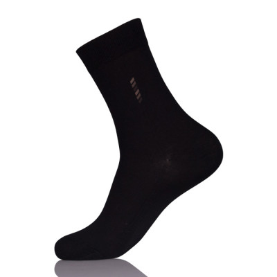 Custom Black Business Job Dress 100% Bamboo Socks Mens