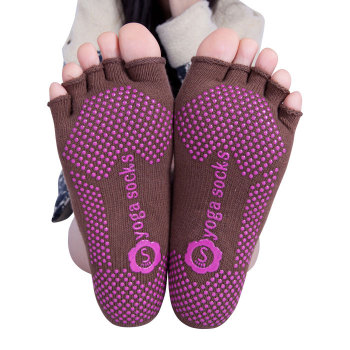 Yoga Socks For Women Non Slip, Toeless Non Skid Sticky Grip Socks