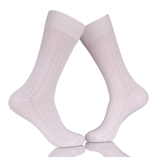 Custom Quality 100% Polyester White Socks