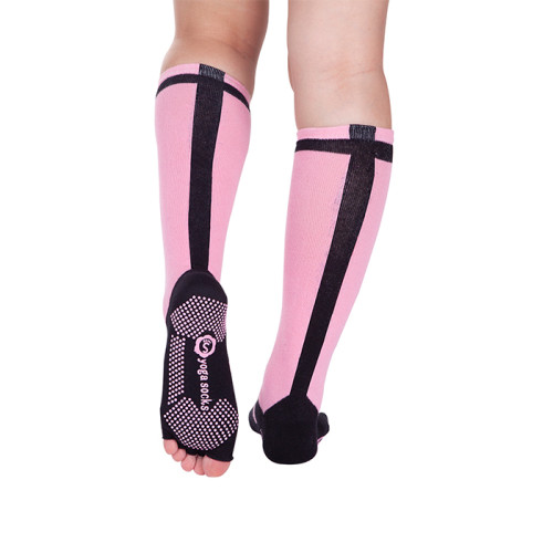 Custom Anti Slip Pilates 5 Toe Socks Women