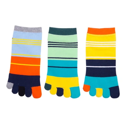 Colored Young Bamboo Yoga Toe Socks Women