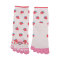 Cute Strawberry Custom Yoga Pilates Latex Toe Socks