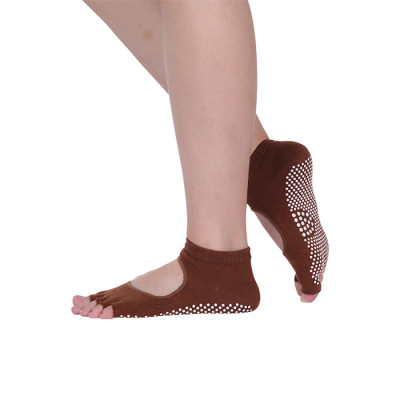 Bamboo Five Toe Yoga Non-Slip Socks Wholesale