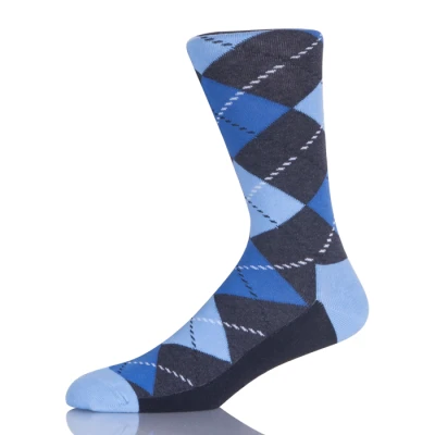 Crew Argyle Socks Men Cotton
