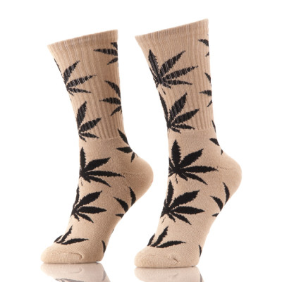 Wholesale Customized Plant Leaf Socks Weed