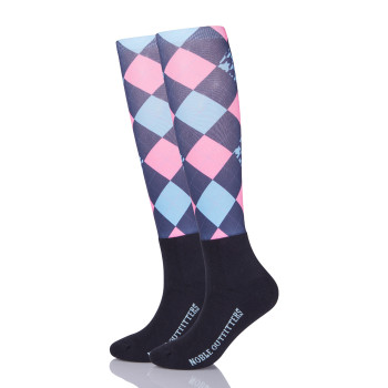 Horse Riding Argyle Sublimated Socks