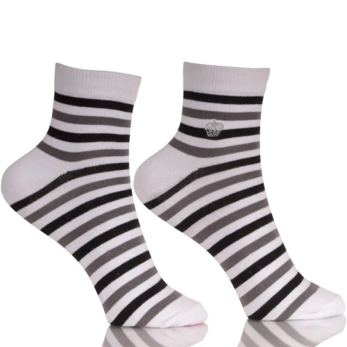 Leisure Stripe Cotton Underwear Socks
