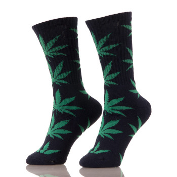 Loom Knitting Handmade 420 Weed Plant Leaf Socks