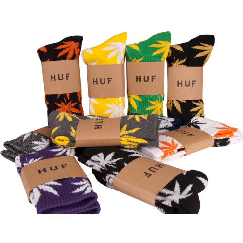 Wholesale Hearther Crew Weed Maple leaf Socks
