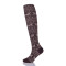 Equestrian Over The Knee Jacquard Horses Riding Socks Women