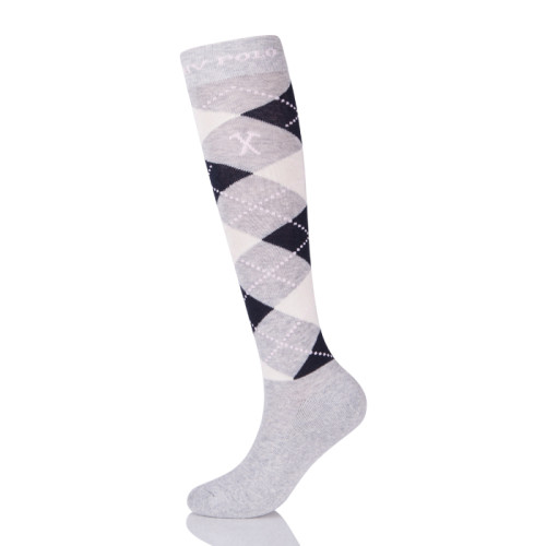 High quality Gray Unisex Athletic Horse Riding Compression Socks