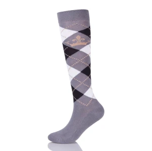Wholesale OEM Horse Equipment Equestrian Cotton Socks For Men
