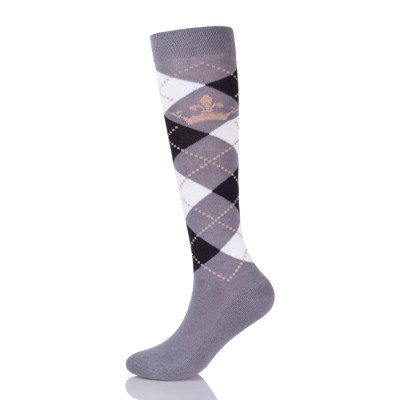 Wholesale Custom Printing Nylon Horse Riding Pattern Equestrian Socks
