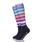 Horse Riding Socks Rainbow Long Stripe Socks