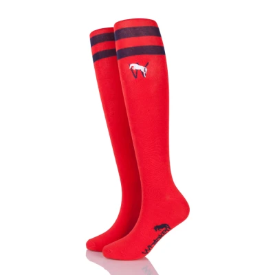 Jacquard Knitting Argyle Horse Riding Socks Equestrian For Men