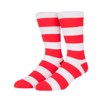 Red And White Socks Newest Product Custom Design Fashion Soft Stripe Sox
