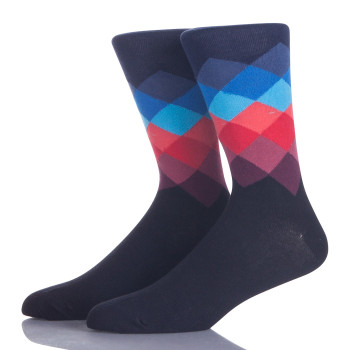 Work Dress Cotton Socks Men Custom