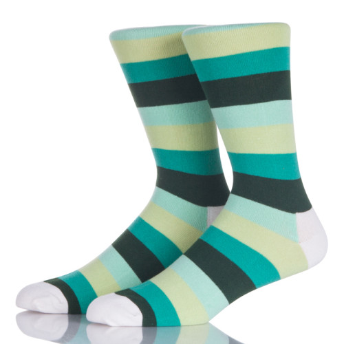 Anti-Bacterial Mens Dress Knitted Socks Colorful