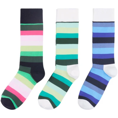 Fancy Colorful Socks Men Funky Tube Socks