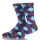 Colorful Mens Socks Anti-Skid Comfortable Rhombus Cotton Socks