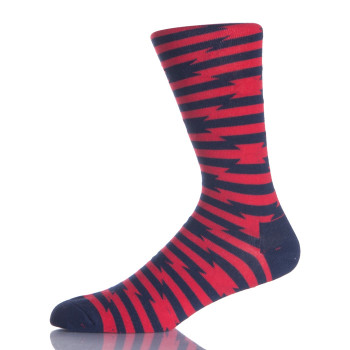 Men's and Women's Combed Cotton Colorful Pattern Fun Casual Dress Socks for Unisex