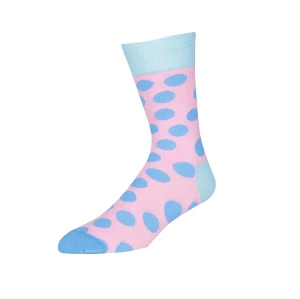 Wave Point Crew Cotton Cute Girl Socks British Style Casual Fashion Art  Funny Socks