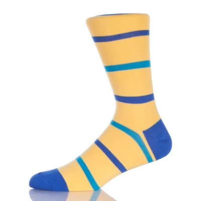 Men's Fun Logo Dress Socks, Colorful Funny Novelty Crazy Crew Socks Packs