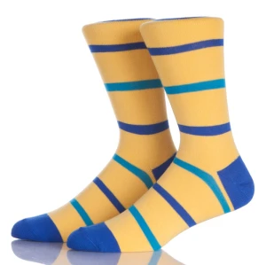 Men's Fun Logo Dress Socks, Colorful Funny Novelty Crazy Crew Socks Packs