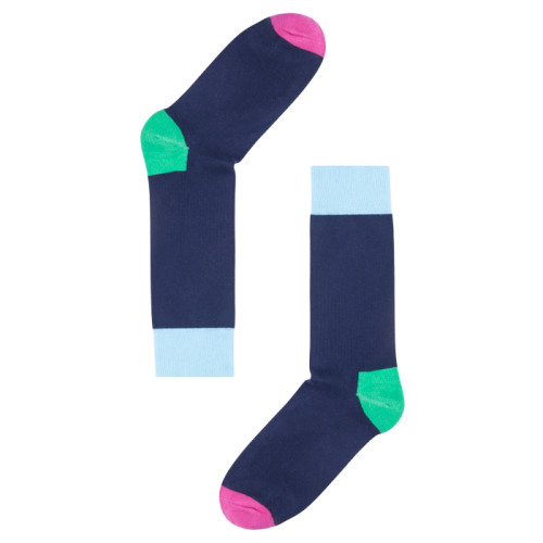 Custom Logo Fun Colorful Socks for Men, Cotton Funky Black Socks