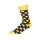 Yellow Black Warm Wholesale Custom Socks/Wave Point Socks/Comfortable Soft Socks