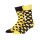 Yellow Black Warm Wholesale Custom Socks/Wave Point Socks/Comfortable Soft Socks