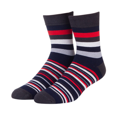 2019 Summer Men Long Socks Men's Business Casual Colorful Stripe Socks Male Color Socks
