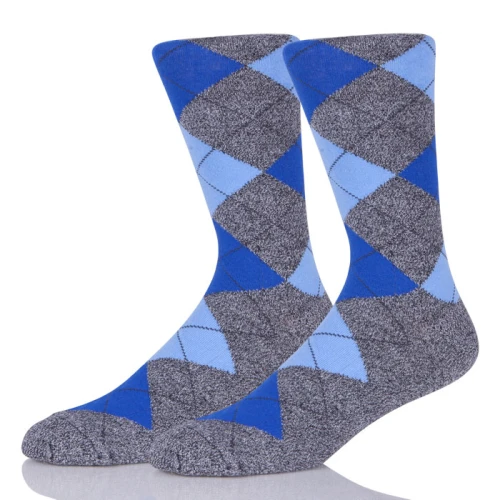 Men's Fashion Pattern Fun Colorful Cotton Casual Dress Classic Sock Men Work
