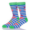 100 Cotton Fashion Patterned Business Men Colorful Socks