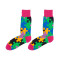 Bulk Wholesale Custom Colorful Classic Puzzle Pattern Fun Socks