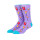 Bright and colorful Stock Comfortable Soft Socks Cotton Youth Wine Socks