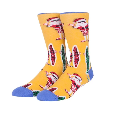 Christmas Socks Festival Party Socks Top Rated Custom Logo Mens Socks
