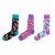 Wholesale Custom Colorful Butterfly Pattern Fuzzy Socks Unisex
