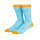 Bright color Beach Coconut Tree Fruit Socks Custom Logo Cotton Crew Socks