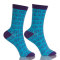 Funky Apparel Design Services Man Blue Socks